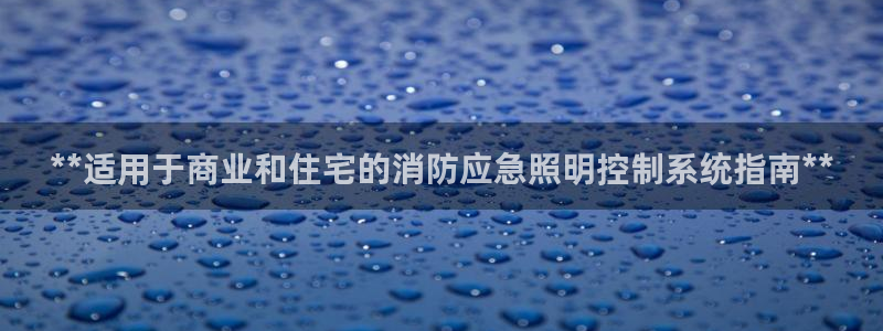 **适用于商业和住宅的消防应急照明控制系统指南**