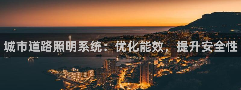 城市道路照明系统：优化能效，提升安全性
