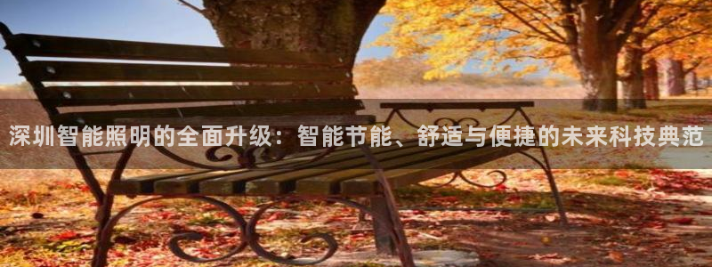 深圳智能照明的全面升级:智能节能、舒适与便捷的未来科技典范