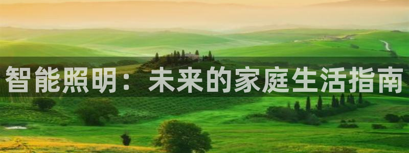 智能照明：未来的家庭生活指南