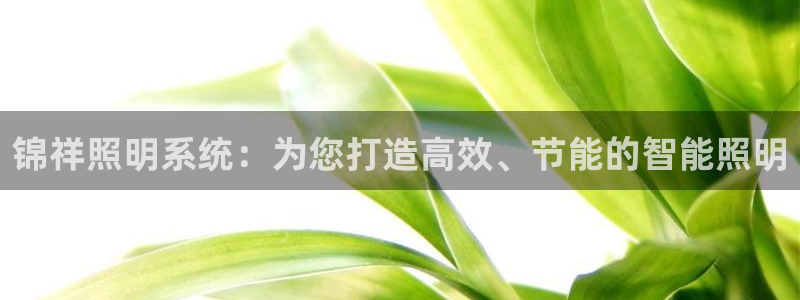 锦祥照明系统：为您打造高效、节能的智能照明