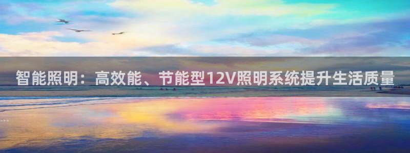 智能照明：高效能、节能型12V照明系统提升生活质量