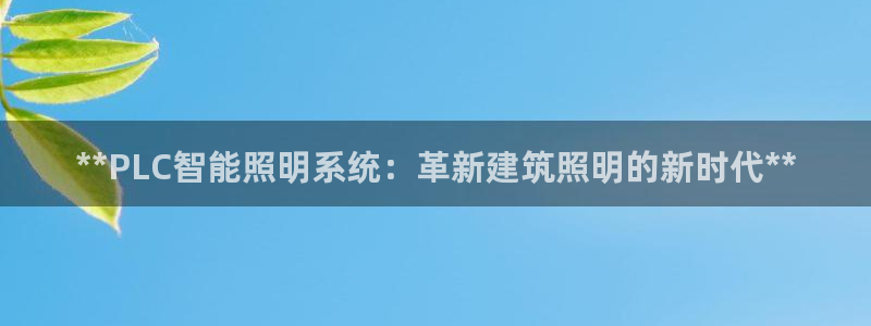 **PLC智能照明系统：革新建筑照明的新时代**