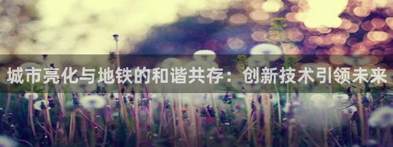 城市亮化与地铁的和谐共存：创新技术引领未